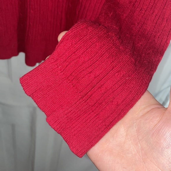 Lane Bryant Women’s Red V-Neck Sweater - Picture 5 of 7